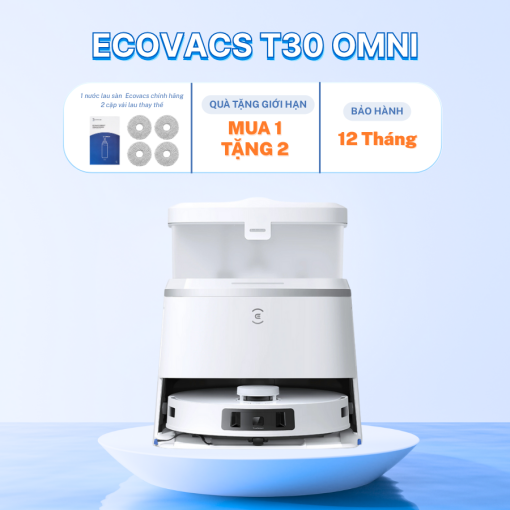 Robot hút bụi lau nhà Ecovacs Deebot T30 Omni