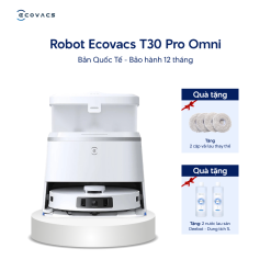 Robot hút bụi Ecovacs T30 Pro Omni - Trắng/ Đen - Best Seller