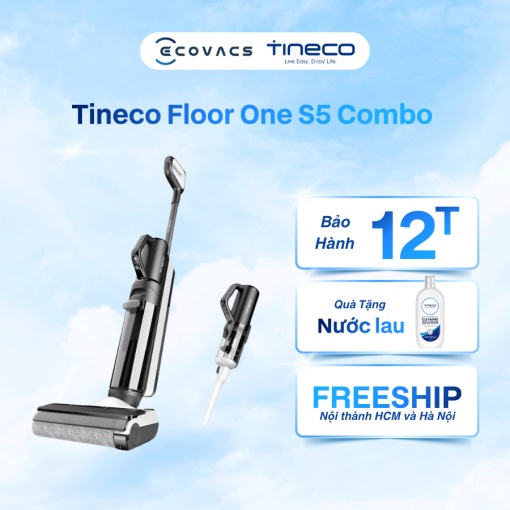 Máy hút bụi lau nhà cầm tay Tineco Floor One S5 Combo