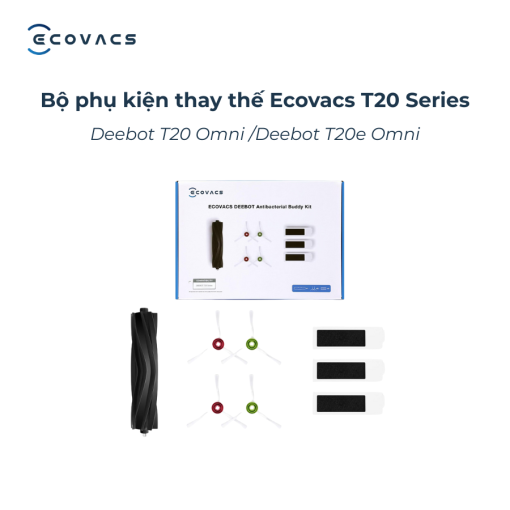 Phụ kiện cho robot hút bụi Ecovacs T20 Series - Chính Hãng