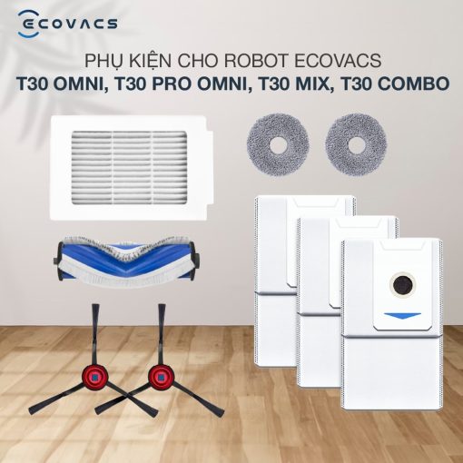 Bộ phụ kiện cho robot Ecovacs T30 Series - Hình ảnh 2