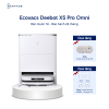 Robot hút bụi lau nhà Ecovacs Deebot X5 Pro Omni (Trắng/ Đen)