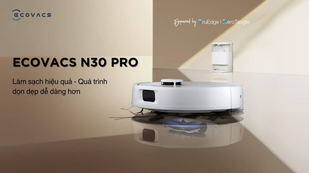 Robot hút bụi lau nhà Ecovacs N30 Pro Omni Bản Quốc Tế