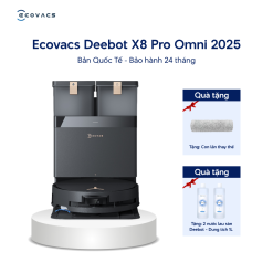 Robot hút bụi Ecovacs Deebot X8 Pro Omni - Bản Quốc Tế