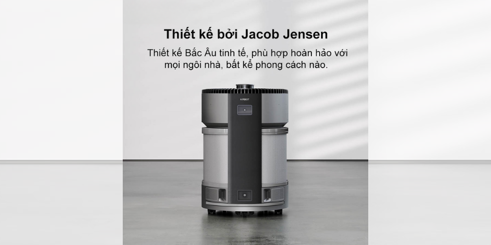 Robot lọc không khí Ecovacs Airbot Z1 được thiết kế bởi Jacob Jensen