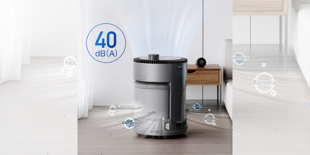 Ecovacs Airbot Z1c có độ ồn thấp dưới 40dB