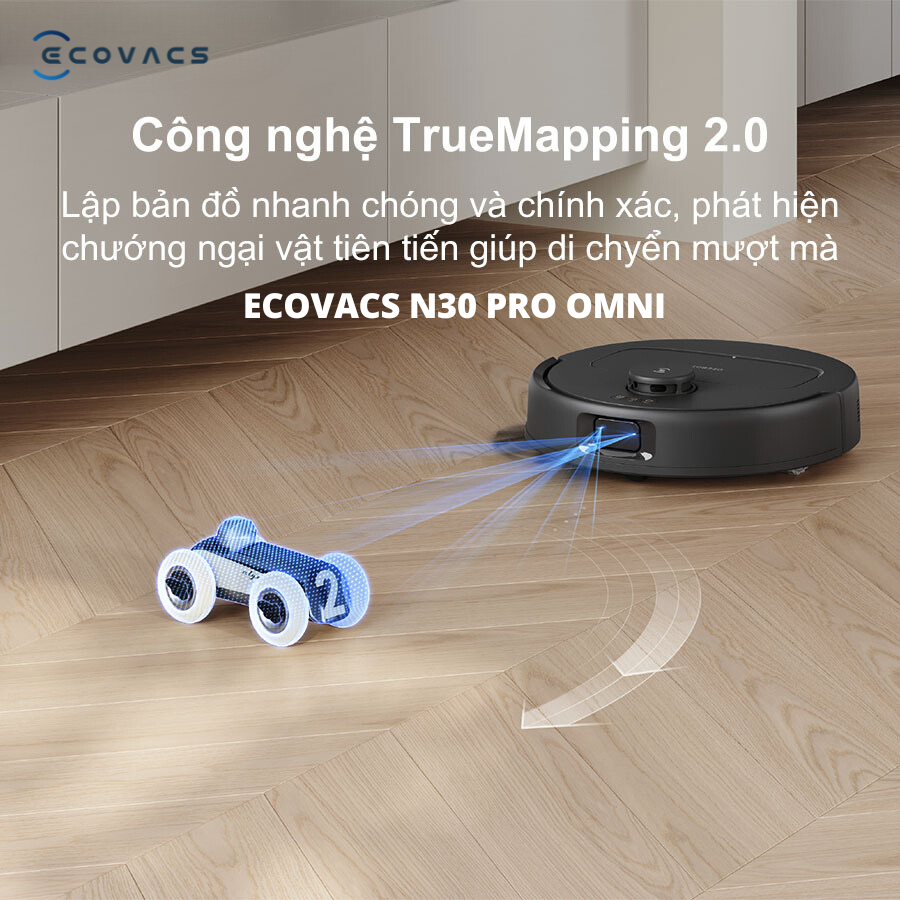 So sánh Robot hút bụi Ecovacs N30 Pro Omni và Ecovacs T20e Omni