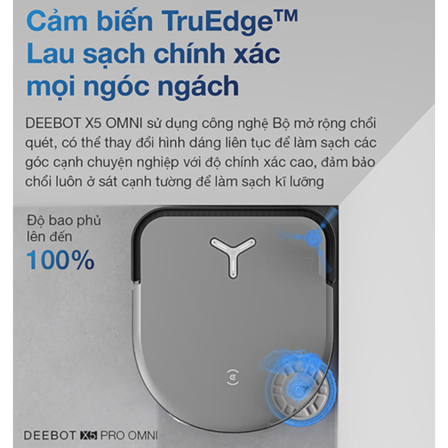 So sánh Robot hút bụi Ecovacs X5 Pro OMNI và Ecovacs X2 OMNI