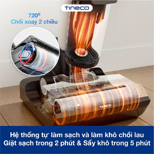 Máy hút bụi khô và ướt Tineco Floor One S6 Flash Dry - Bản Quốc Tế - Hình ảnh 2