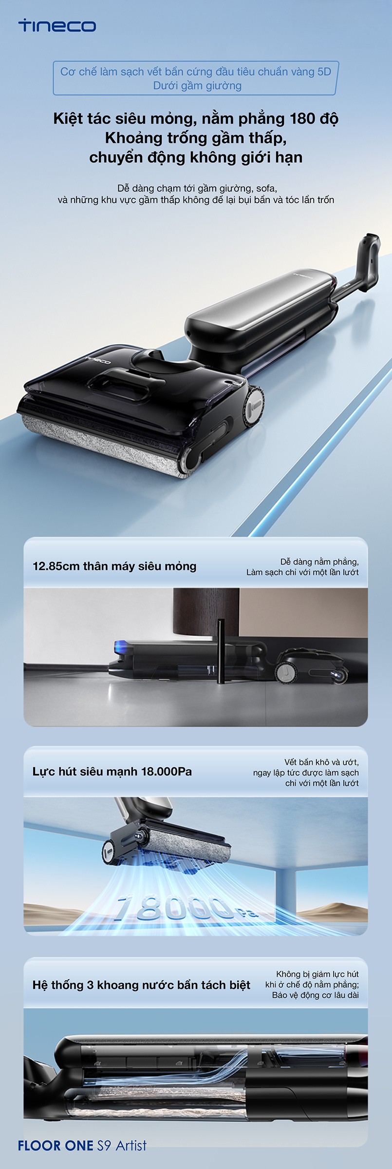 Hệ thống 3 khoang nước bẩn
