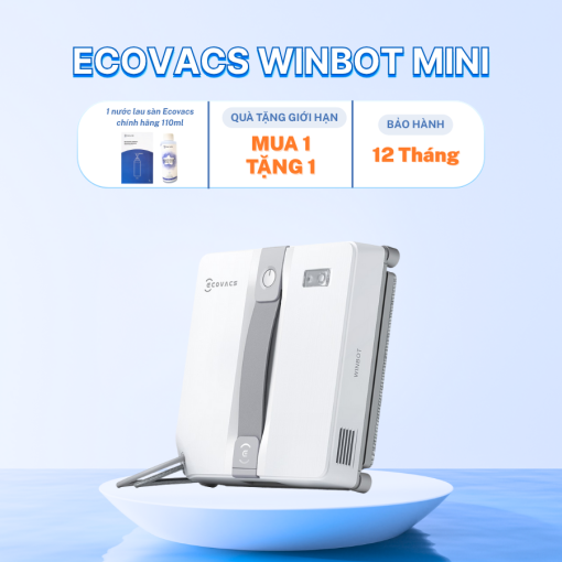Robot lau kính Ecovacs Winbot Mini – New 2025 - Mới ra mắt