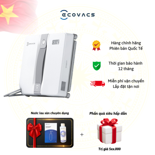 Robot lau kính Ecovacs Winbot Mini – Chính Hãng - BH 12 tháng