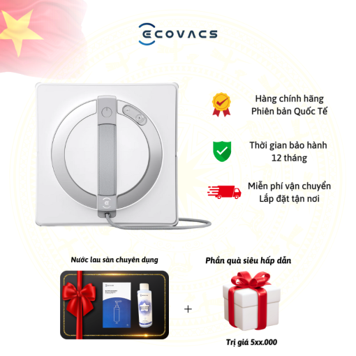 Robot lau kính Ecovacs Winbot W2 Omni - Bản Quốc Tế