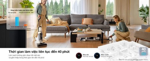 Máy lau nhà khô ướt cầm tay Tineco Floor One S6 Stretch Pro - New 2025 - Ảnh 4