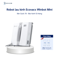 Robot lau kính Ecovacs Winbot Mini – New 2025 - Mới ra mắt