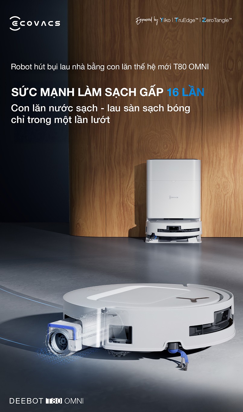 Ecovacs T80 Omni - Giải pháp làm sạch hoàn hảo