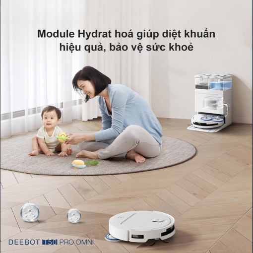 Robot hút bụi Ecovacs T50 Pro Omni tự động cấp xả - Bản Quốc Tế - Hình ảnh 9