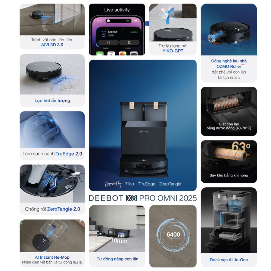 Ecovacs X8 Pro Omni Auto Water Kit