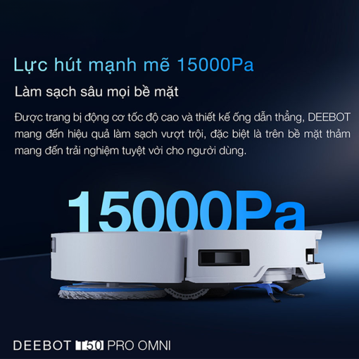 Robot hút bụi Ecovacs T50 Pro Omni tự động cấp xả - Bản Quốc Tế - Hình ảnh 13