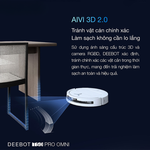Robot hút bụi Ecovacs T50 Pro Omni tự động cấp xả - Bản Quốc Tế - Hình ảnh 11