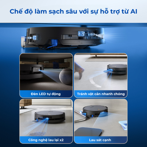Robot hút bụi lau nhà Ecovacs X9 Pro Omni - Quốc Tế - Hình ảnh 12