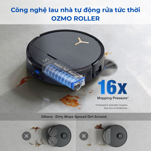 Robot hút bụi lau nhà Ecovacs X9 Pro Omni - Quốc Tế - Hình ảnh 10