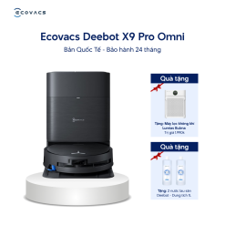 Robot hút bụi lau nhà Ecovacs X9 Pro Omni - Quốc Tế - Tặng 1 máy lọc khí