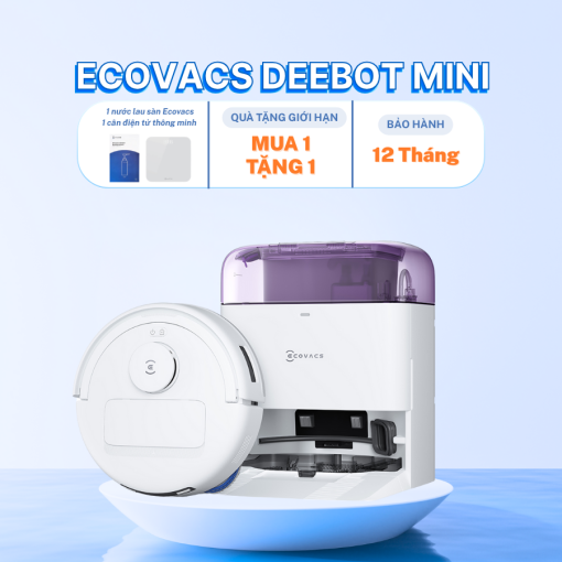 Robot hút bụi lau nhà Ecovacs Deebot Mini - Bản Quốc Tế - Hình ảnh 2