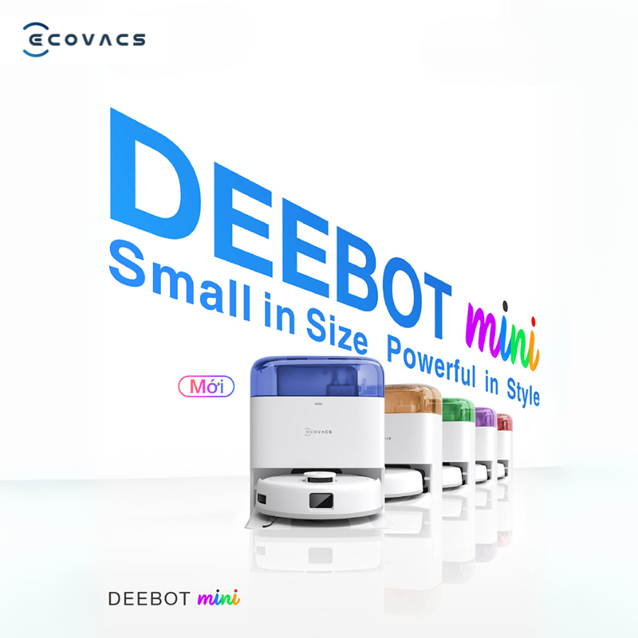 Ecovacs Deebot mini có nhiều kích thước
