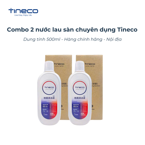 Combo 2 chai nước lau sàn Tineco - Dung tích 500ml - Chính Hãng