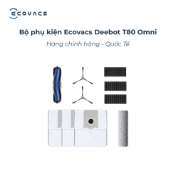 Bộ phụ kiện cho Ecovacs T80 Omni - Chính hãng - Quốc Tế