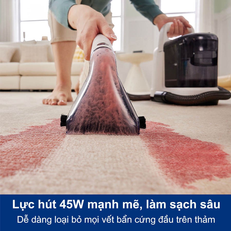 Máy làm sạch thảm Tineco iCarpet Spot lực hút mạnh mẽ