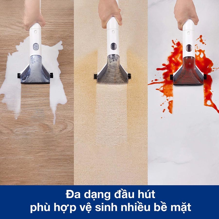 Máy làm sạch thảm Tineco iCarpet Spot đa dạng đầu hút