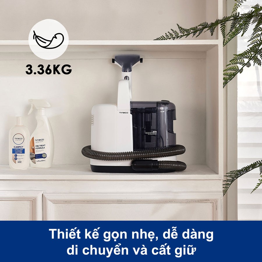 Máy làm sạch thảm Tineco iCarpet Spot thiết kế gọn nhẹ