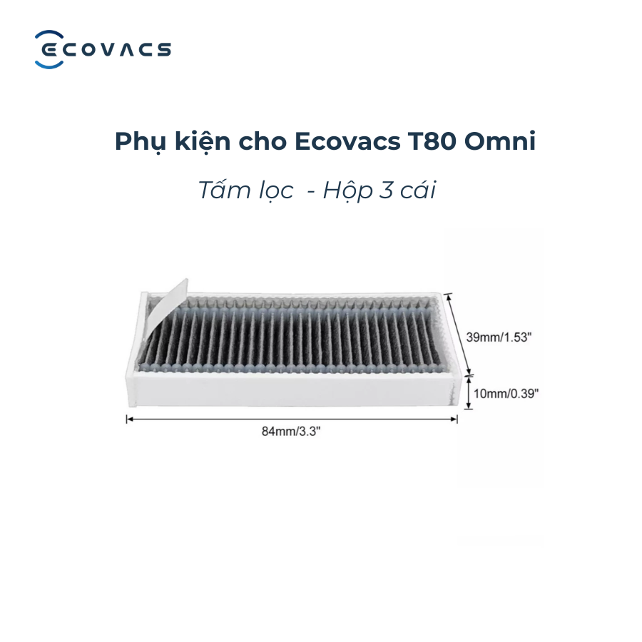 Tấm lọc thay thế cho Ecovacs T80 Omni