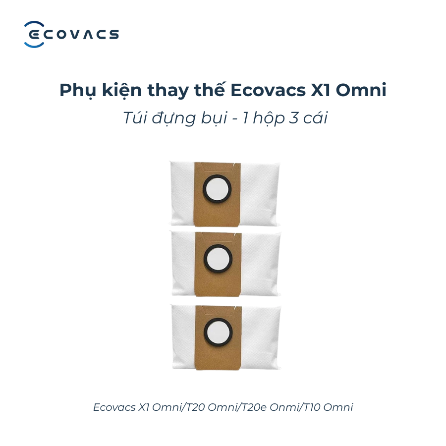 Túi bụi thay thế cho Ecovacs X1 Omni