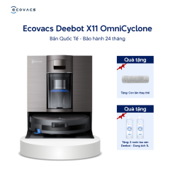 Robot hút bụi lau nhà Ecovacs Deebot X11 OmniCyclone 2026