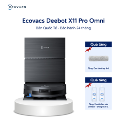 Robot hút bụi lau nhà Ecovacs Deebot X11 Pro Omni - Bản Quốc Tế 2026