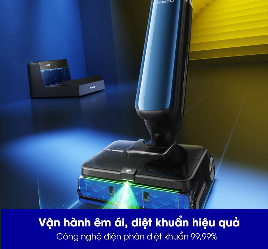 Tineco Floor One Station S9 Artist vận hành êm ái