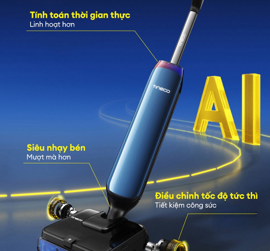 Tineco Floor One Station S9 Artist ứng dụng công nghệ AI