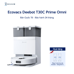 Robot hút bụi lau nhà Ecovacs Deebot T30C Prime Omni - Bản Quốc Tế