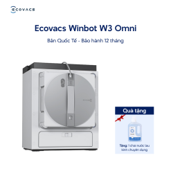 Robot lau kính Ecovacs Winbot W3 Omni – Quốc tế - Chính Hãng