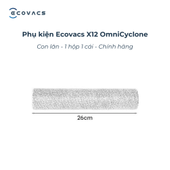 Con lăn thay thế cho Ecovacs X12 OmniCyclone - Chính hãng