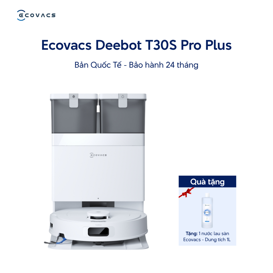 Robot hút bụi Ecovacs Deebot T30S Pro Plus - Bản Quốc Tế - Ảnh 2