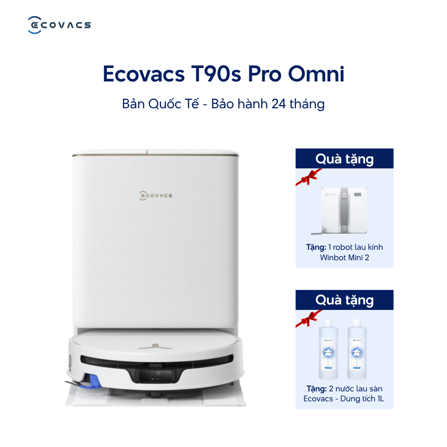 Robot hút bụi Ecovacs T90S Pro Omni - Bản Quốc Tế 2026 - Ảnh 2